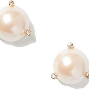 Kate Spade New York Rise and Shine Pearl Studs Rose Gold/Blush